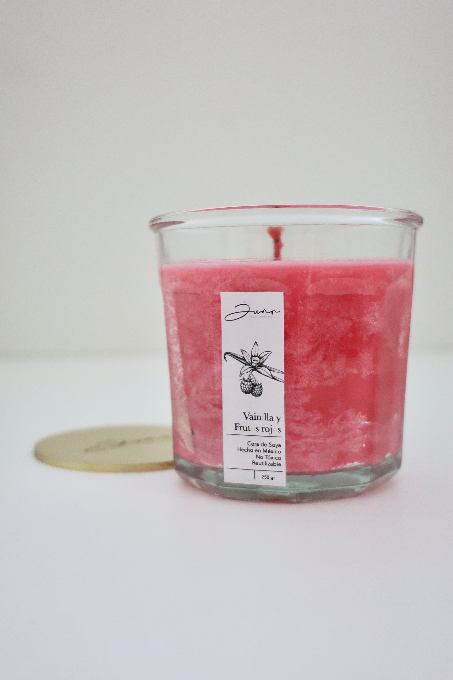 Vela Aromática Vainilla y Frutos Rojos 250gr