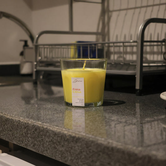 Vela Aromática Fresa Citrus 180 gr